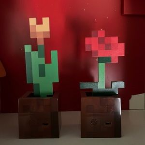 minecraft flower lamps!